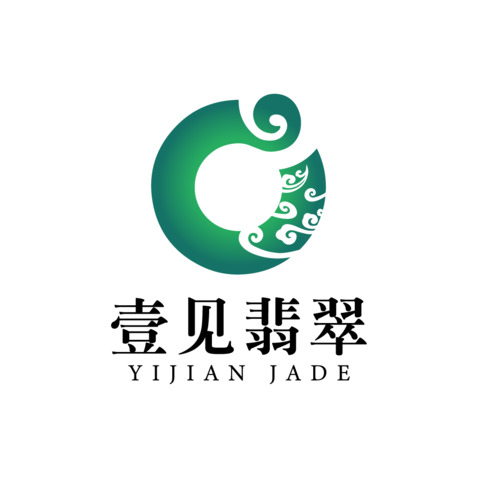 壹见翡翠logo设计