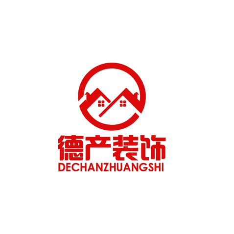 德产装饰logo设计