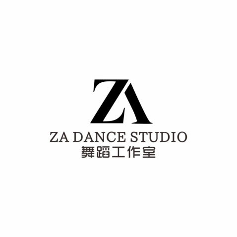 ZA舞蹈工作室logo设计