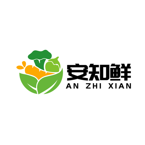 安知鲜logo设计