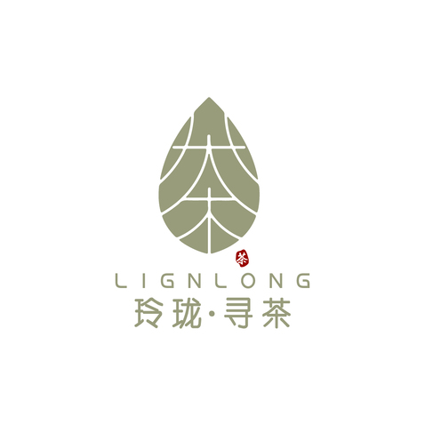 玲珑寻茶logo设计