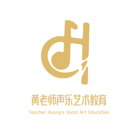 黄老师声乐艺术教育logo设计