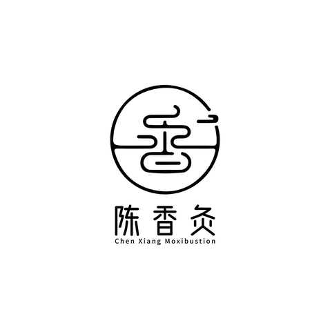 陈香灸logo设计