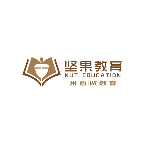 坚果教育logo设计