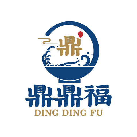 鼎鼎福logo设计