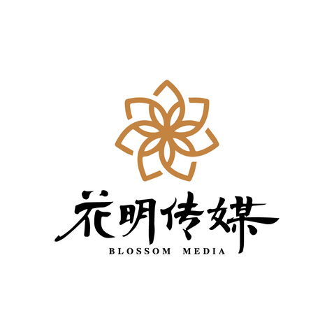 花明传媒logo设计