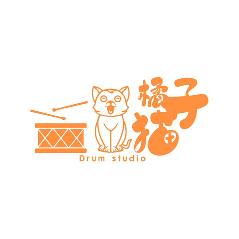 橘猫logo设计