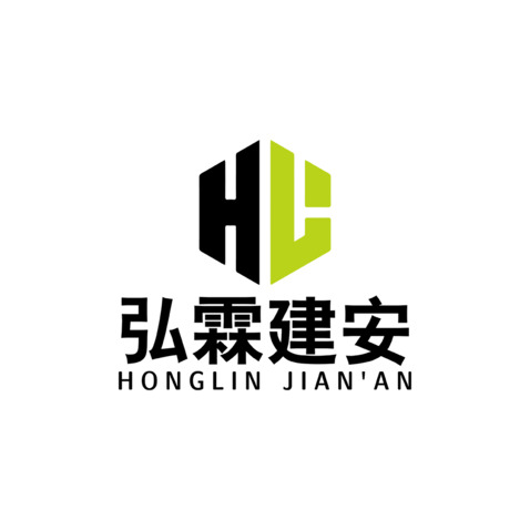 弘霖建设安装logo设计