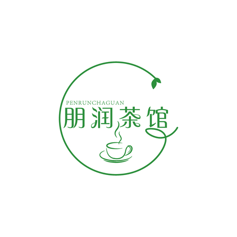 明润茶馆logo设计