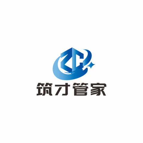 宁夏筑才管家人力资源有限公司logo设计