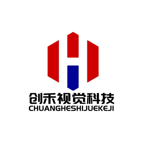 视觉科技logo设计