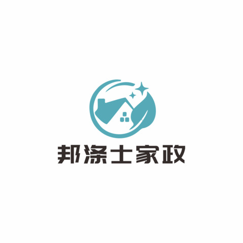 邦涤士家政logo设计