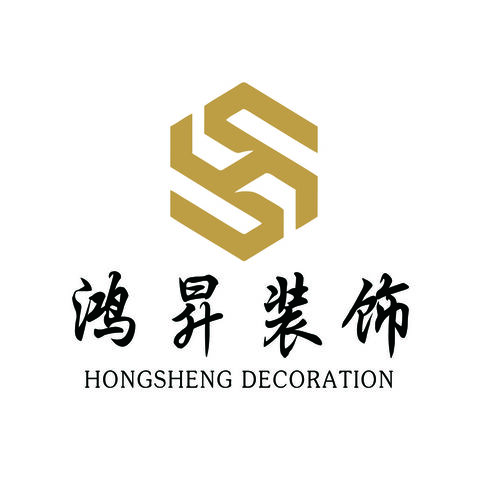 鸿昇装饰logo设计