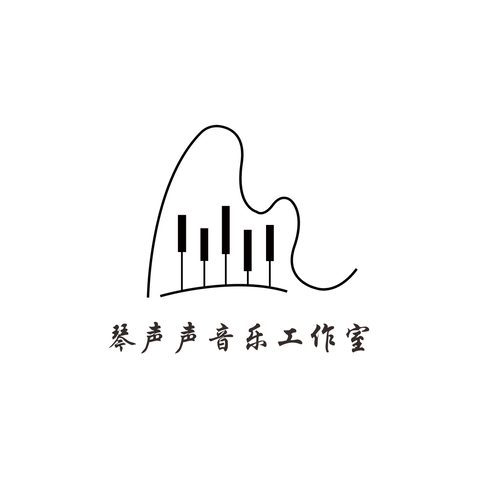 琴声声音乐工作室logo设计