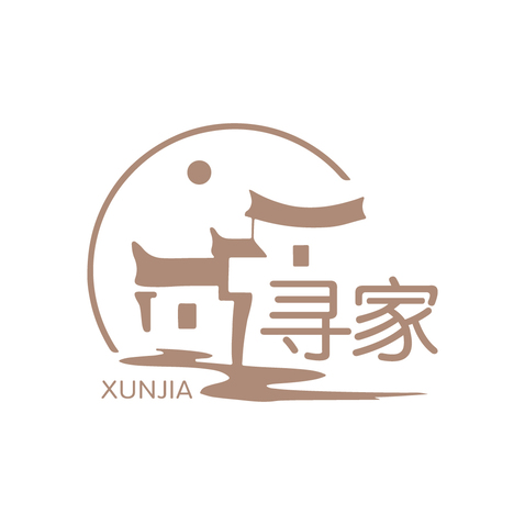 寻家公寓logo设计