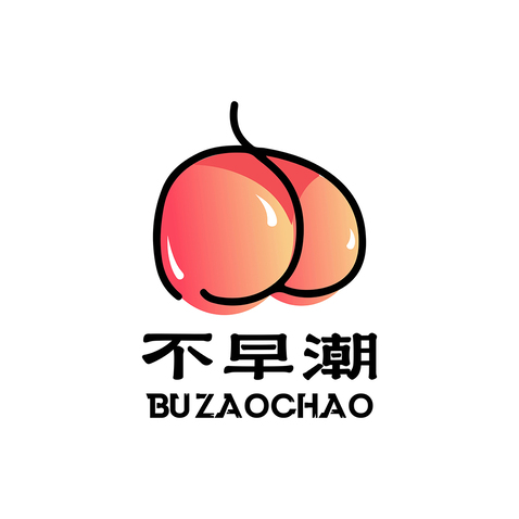 不早潮logo设计