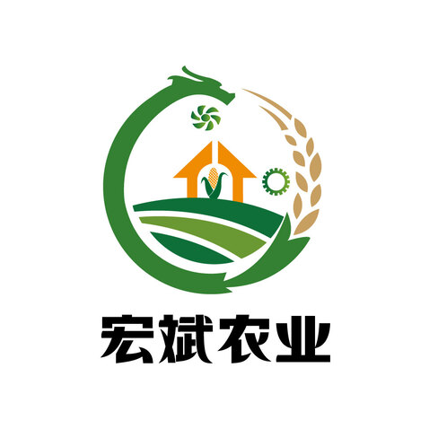 宏斌农业logo设计