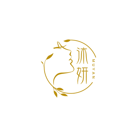 沐妍logo设计