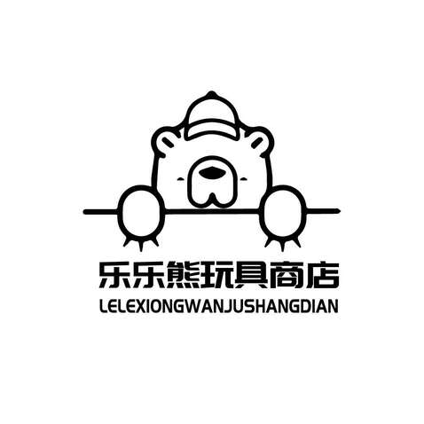 乐乐熊logo设计