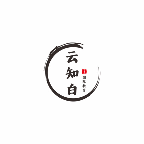 云知白logo设计