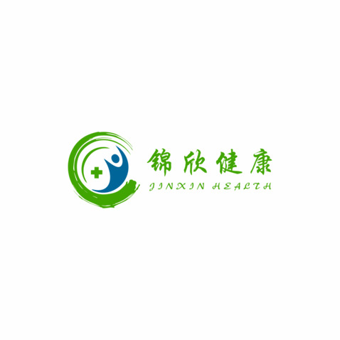 锦欣健康logo设计