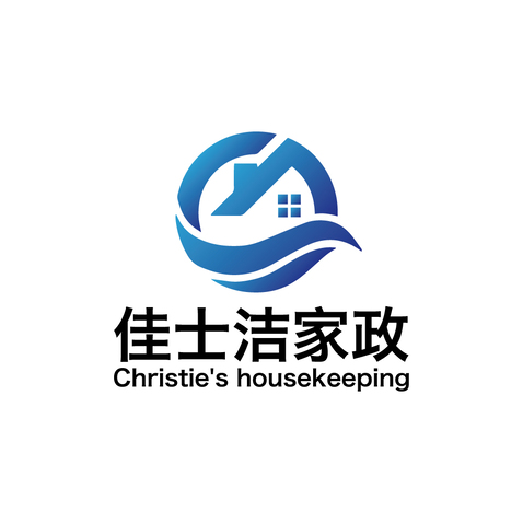 佳士洁家政logo设计