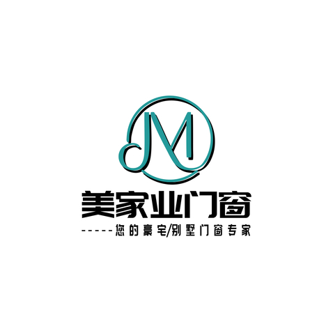 美家业门窗logo设计