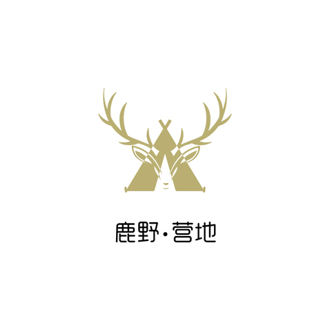 鹿野营地logo设计