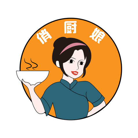 俏厨娘logo设计