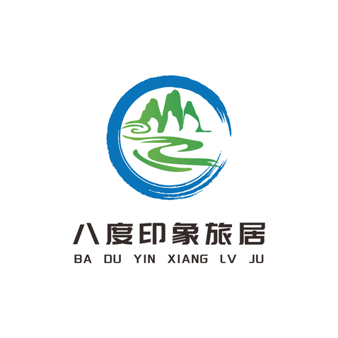 八度印象旅居logo设计