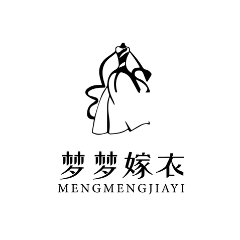 梦梦嫁衣logo设计