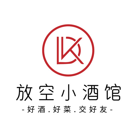 放空小酒馆logo设计