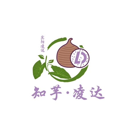 知芋·凌达logo设计_芋头_案例_万动力