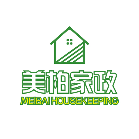 美柏家政logo设计