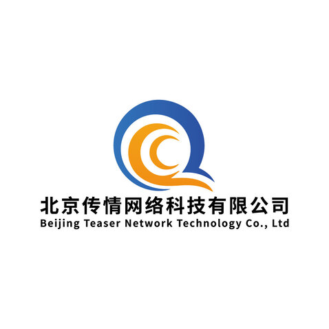 北京传情网络科技有限公司logo设计