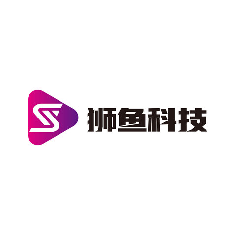 狮鱼科技logo设计