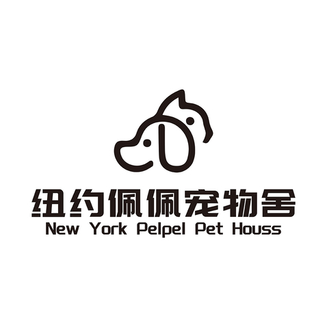 纽约佩佩宠物舍logo设计