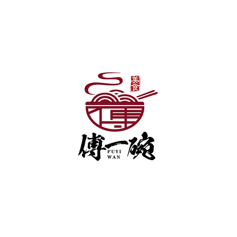 辅一碗logo设计