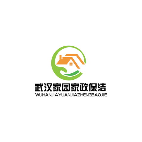 武汉家园家政保洁logo设计