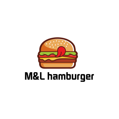 M&amp;Lhamburgerlogo设计