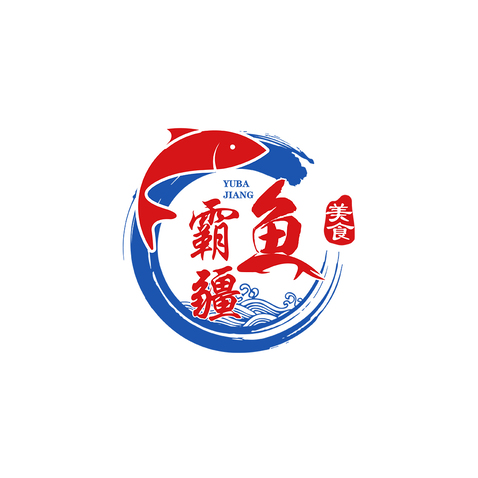 鱼霸logo设计