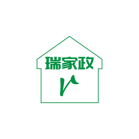 瑞家政logo设计