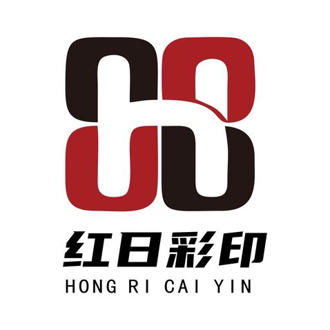 红日彩印logo设计