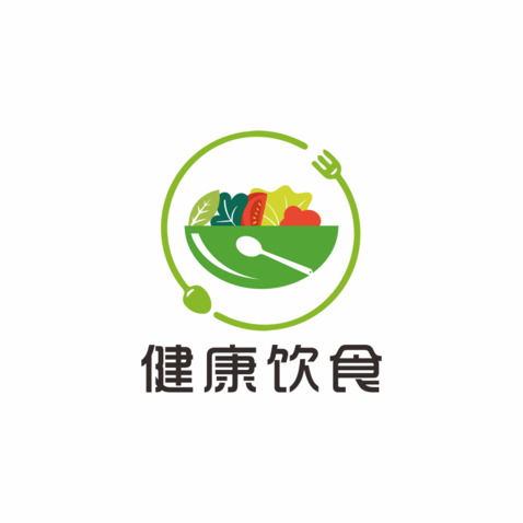 健康饮食logo设计