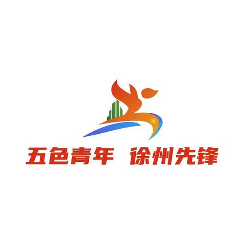 五色青年logo设计