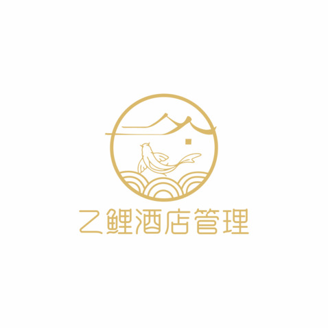 乙鲤酒店管理logo设计