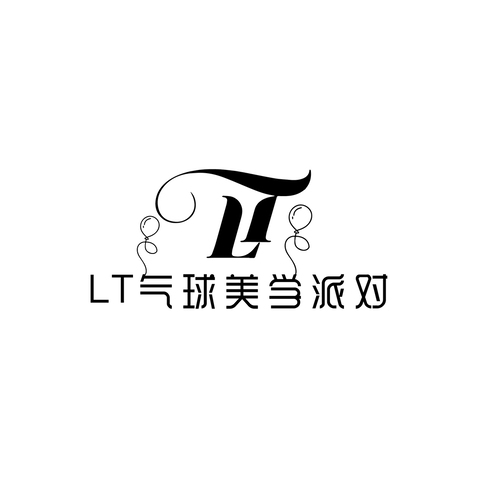 LT气球美学派对logo设计