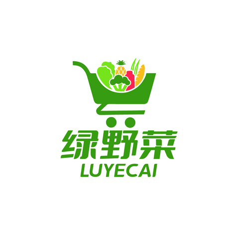 绿野菜logo设计