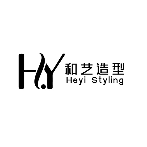 和艺造型logo设计