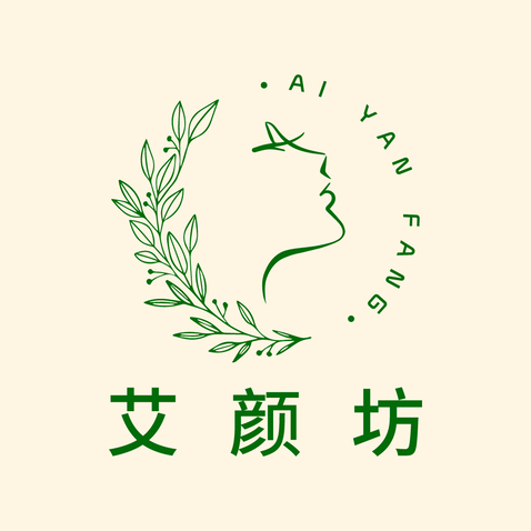 艾颜坊logo设计